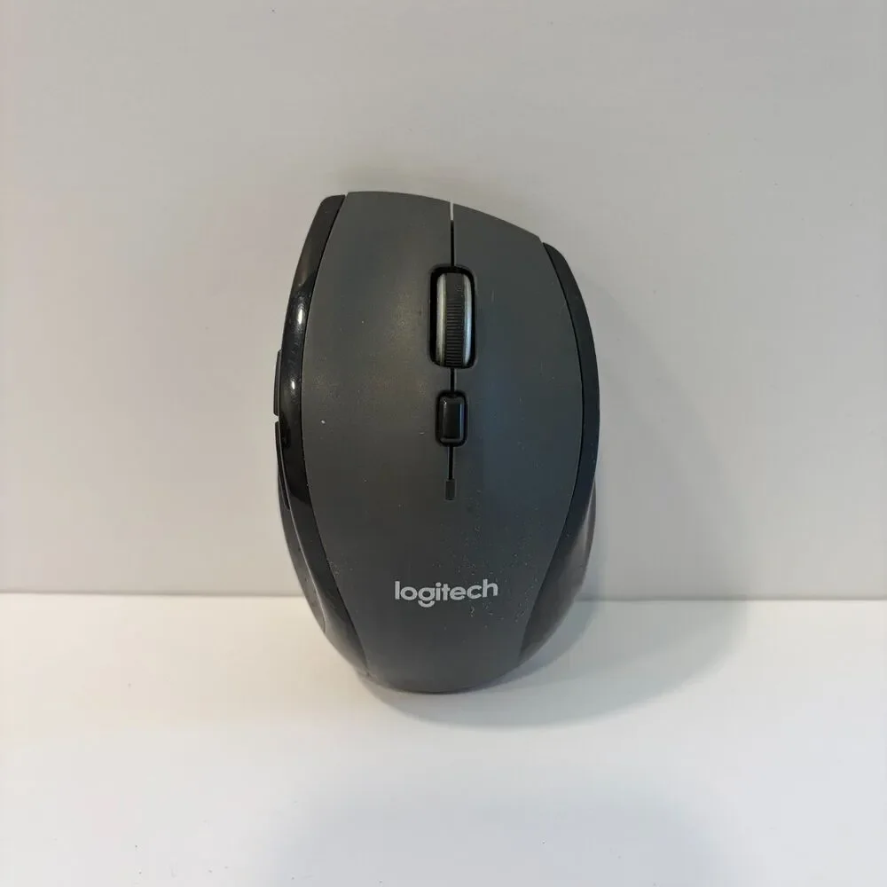LOGITECH M705 Marathon Wireless Laser Ergonomic Mouse Unifiying USB Receiver